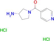 (S)-1-[(Pyridin-4-yl)carbonyl]pyrrolidin-3-amine dihydrochloride