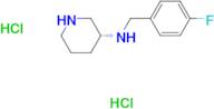 (R)-N-[(4-Fluorophenyl)methyl]piperidin-3-amine dihydrochloride