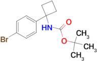 tert-Butyl N-[1-(4-bromophenyl)cyclobutyl]carbamate
