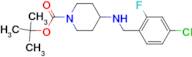 tert-Butyl 4-(4-chloro-2-fluorobenzylamino)piperidine-1-carboxylate