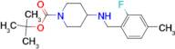 tert-Butyl 4-(2-fluoro-4-methylbenzylamino)piperidine-1-carboxylate