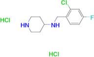 N-(2-Chloro-4-fluorobenzyl)piperidin-4-amine dihydrochloride