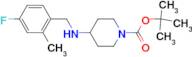 tert-Butyl 4-(4-fluoro-2-methylbenzylamino)piperidine-1-carboxylate