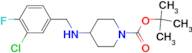 tert-Butyl 4-(3-chloro-4-fluorobenzylamino)piperidine-1-carboxylate