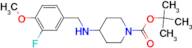 tert-Butyl 4-(3-fluoro-4-methoxybenzylamino)piperidine-1-carboxylate