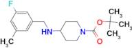 tert-Butyl 4-(3-fluoro-5-methylbenzylamino)piperidine-1-carboxylate