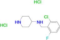 N-(2-Chloro-6-fluorobenzyl)piperidin-4-amine dihydrochloride