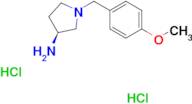 (S)-1-[(4-Methoxyphenyl)methyl]pyrrolidin-3-amine dihydrochloride