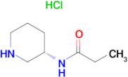 (S)-N-(Piperidin-3-yl)propanamide hydrochloride