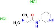 (S)-2-(Dimethylamino)-N-(piperidin-3-yl)acetamide dihydrochloride