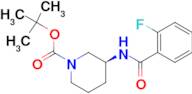 (S)-tert-Butyl 3-[(2-fluorobenzene)carbonylamino]piperidine-1-carboxylate