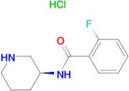 (S)-2-Fluoro-N-(piperidin-3-yl)benzamidehydrochloride