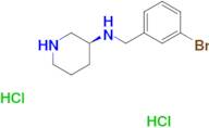 (S)-N-[(3-Bromophenyl)methyl]piperidin-3-amine dihydrochloride