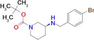 (S)-tert-Butyl 3-[(4-bromophenyl)methyl]aminolpiperidine-1-carboxylate