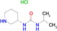 (S)-1-(Piperidin-3-yl)-3-(propan-2-yl)urea hydrochloride