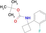 tert-Butyl N-[1-(2-fluorophenyl)cyclobutyl]carbamate
