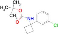 Tert-Butyl N-[1-(3-chlorophenyl)cyclobutyl]carbamate