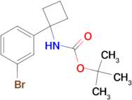 Tert-Butyl N-[1-(3-bromophenyl)cyclobutyl]carbamate