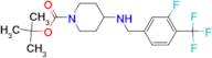 tert-Butyl 4-[3-fluoro-4-(trifluoromethyl)benzylamino]piperidine-1-carboxylate