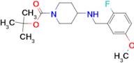 tert-Butyl 4-(2-fluoro-5-methoxybenzylamino)piperidine-1-carboxylate