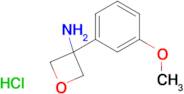 3-(3-Methoxyphenyl)oxetan-3-amine hydrochloride