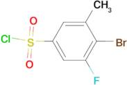 4-Bromo-3-fluoro-5-methylbenzenesulfonyl chloride