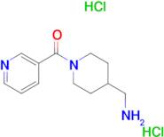 [4-(Aminomethyl)piperidin-1-yl](pyridin-3-yl)methanone dihydrochloride