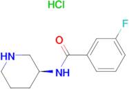 (S)-3-Fluoro-N-(piperidin-3-yl)benzamide hydrochloride