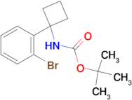 tert-Butyl N-[1-(2-Bromophenyl)cyclobutyl]carbamate