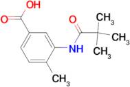 3-[(2,2-Dimethylpropanoyl)amino]-4-methylbenzoic acid