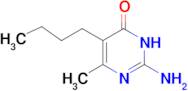 2-Amino-5-butyl-6-methyl-4-pyrimidinol