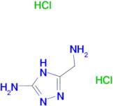 5-(Aminomethyl)-1H-1,2,4-triazol-3-amine dihydrochloride