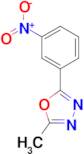 2-Methyl-5-(3-nitro-phenyl)-[1,3,4]oxadiazole