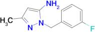 1-(3-Fluorobenzyl)-3-methyl-1H-pyrazol-5-amine