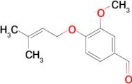 3-Methoxy-4-[(3-methyl-2-buten-1-yl)oxy]benzaldehyde