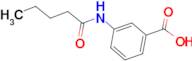 3-(Pentanoylamino)benzoic acid