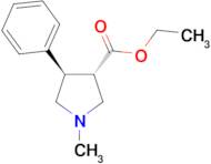 (+)-trans-1-Methyl-4-phenyl-pyrrolidine-3-carboxylic acid ethyl ester