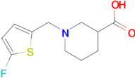 1-[(5-Fluorothien-2-yl)methyl]piperidine-3-carboxylic acid