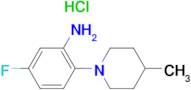 5-Fluoro-2-(4-methyl-1-piperidinyl)aniline hydrochloride