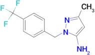 5-Methyl-2-(4-trifluoromethylbenzyl)-2H-pyrazol-3-ylamine