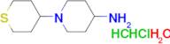 1-(tetrahydro-2H-thiopyran-4-yl)-4-piperidinamine dihydrochloride hydrate
