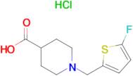 1-[(5-Fluorothien-2-yl)methylpiperidine-4-carboxylic acid hydrochloride