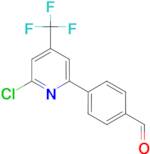 4-(6-Chloro-4-trifluoromethyl-pyridin-2-yl)benzaldehyde