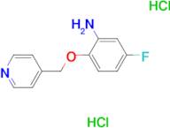 5-Fluoro-2-(pyridin-4-ylmethoxy)aniline dihydrochloride