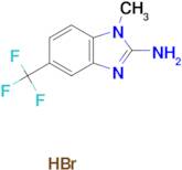 1-Methyl-5-(trifluoromethyl)-1H-benzimidazol-2-amine hydrobromide