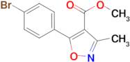 5-(4-Bromo-phenyl)-3-methyl-isoxazole-4-carboxylic acid methyl ester