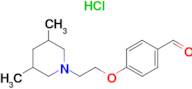 4-[2-(3,5-Dimethyl-1-piperidinyl)ethoxy]-benzaldehyde hydrochloride