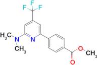 4-(6-Dimethylamino-4-trifluoromethyl-pyridin-2-yl)-benozic acid methyl ester