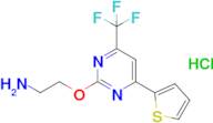 (2-([-4-Thienyl)-6-(trifluoromethyl)pyrimidin-2-ylethyl)amine hydrochloride