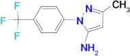 3-Methyl-1-[4-(trifluoromethyl)phenyl]-1H-pyrazol-5-amine